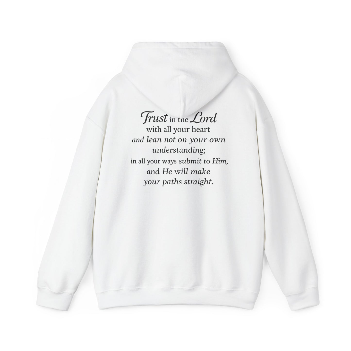 Faith Dove Hoodie — "Trust in the Lord" Scripture Sweatshirt