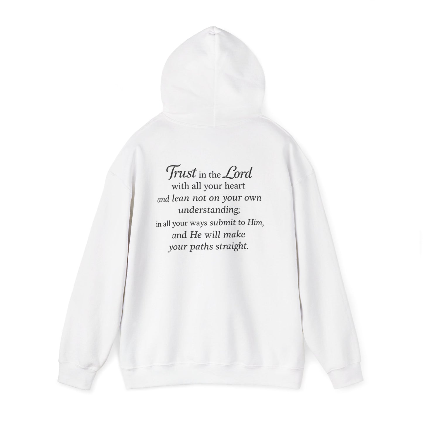 Faith Dove Hoodie — "Trust in the Lord" Scripture Sweatshirt